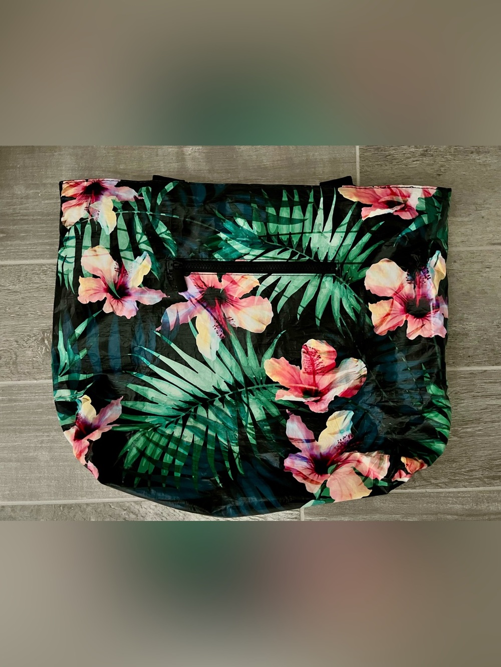 ALOHA Collection Bag/Travel Pouches Hibiscus Palm - Picture 3 of 5